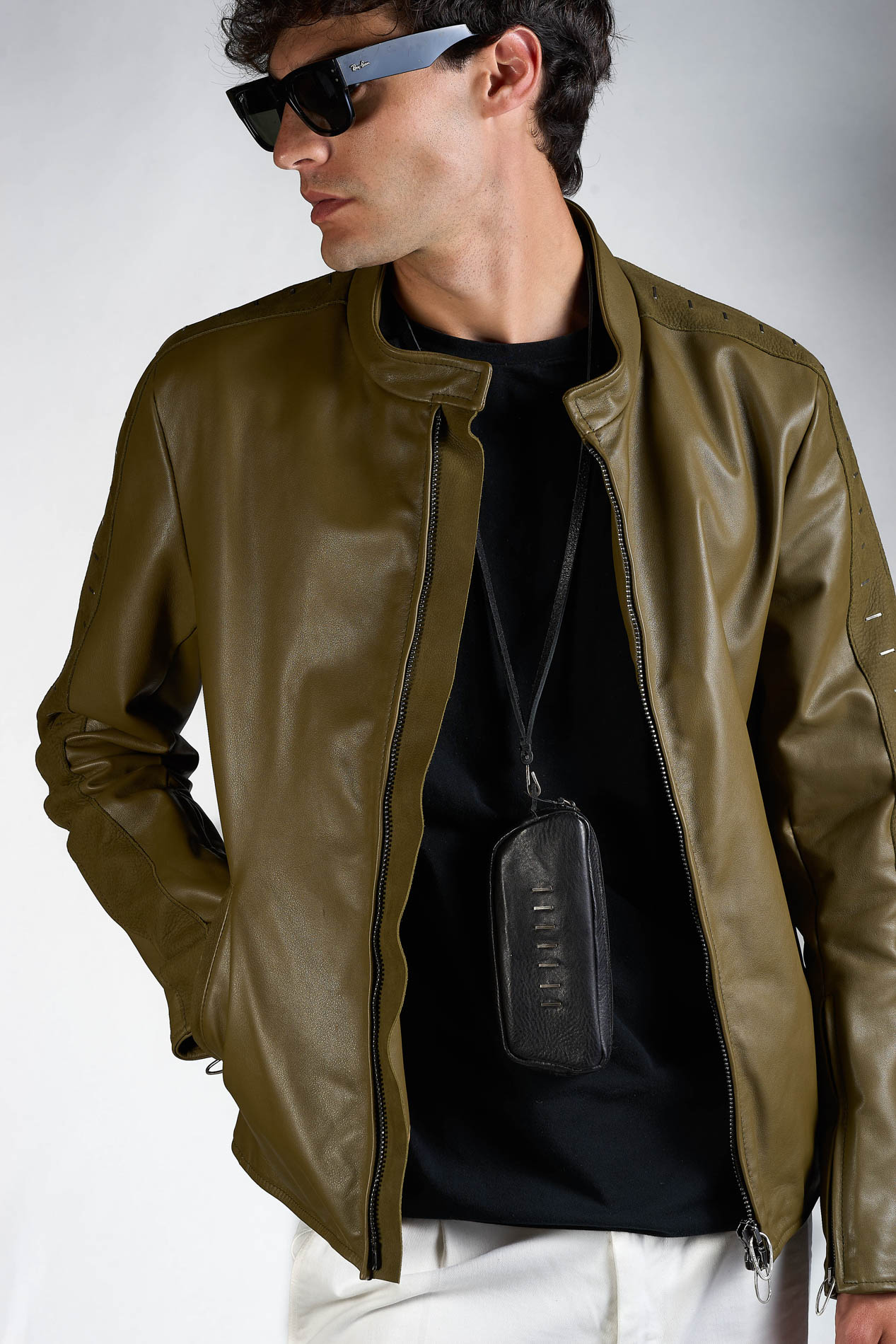 daniele basta leather and silver bags - WEARING